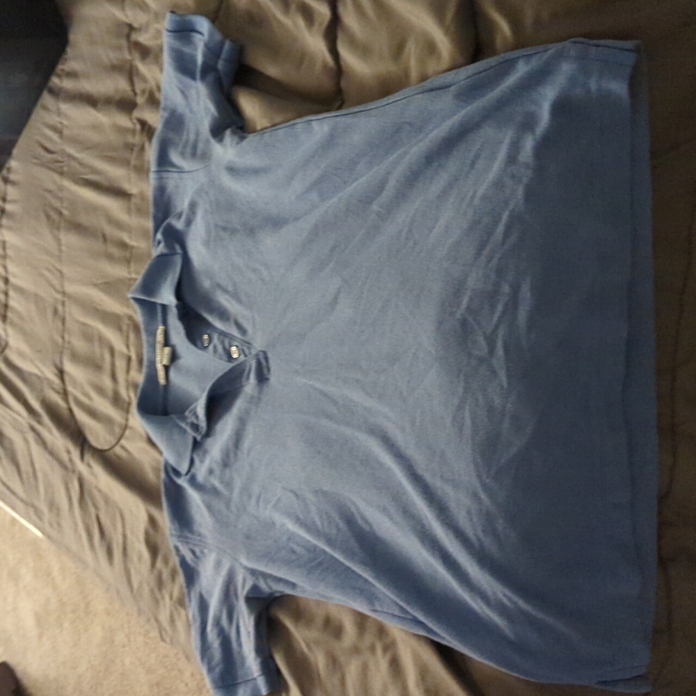 Blue work shirt